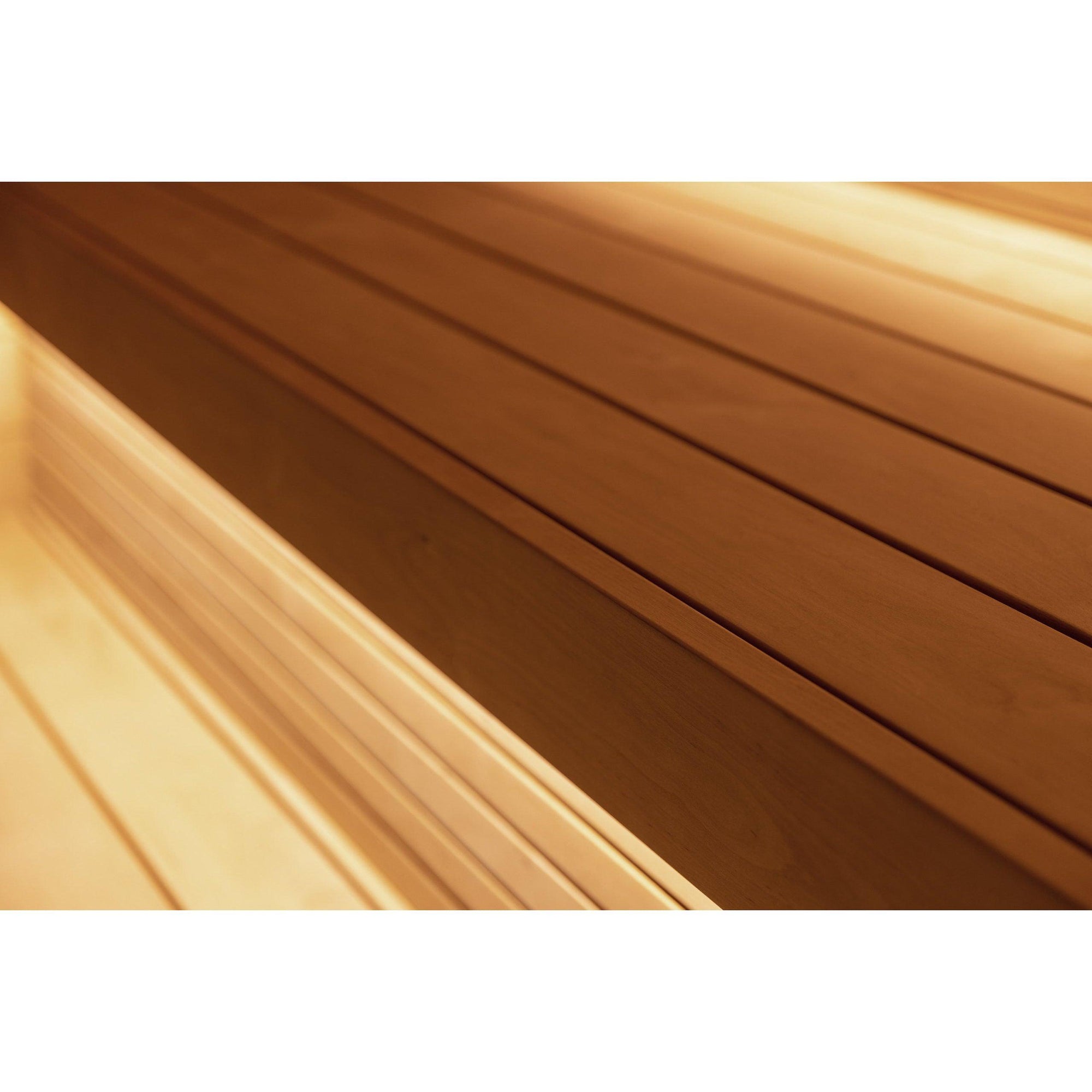 SaunaLife Model G7 Pre-Assembled Outdoor Home Sauna - Left Swing Door - Purely Relaxation