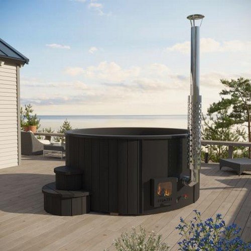 SaunaLife Model S4 Wood Fire Hot Tub - Purely Relaxation