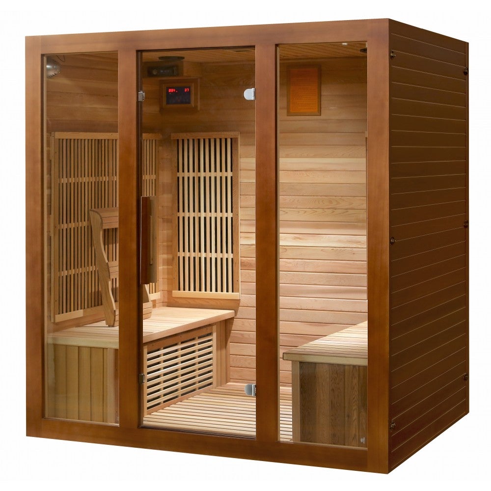 SunRay Roslyn 4 Person Infrared Sauna HL400KS - Purely Relaxation