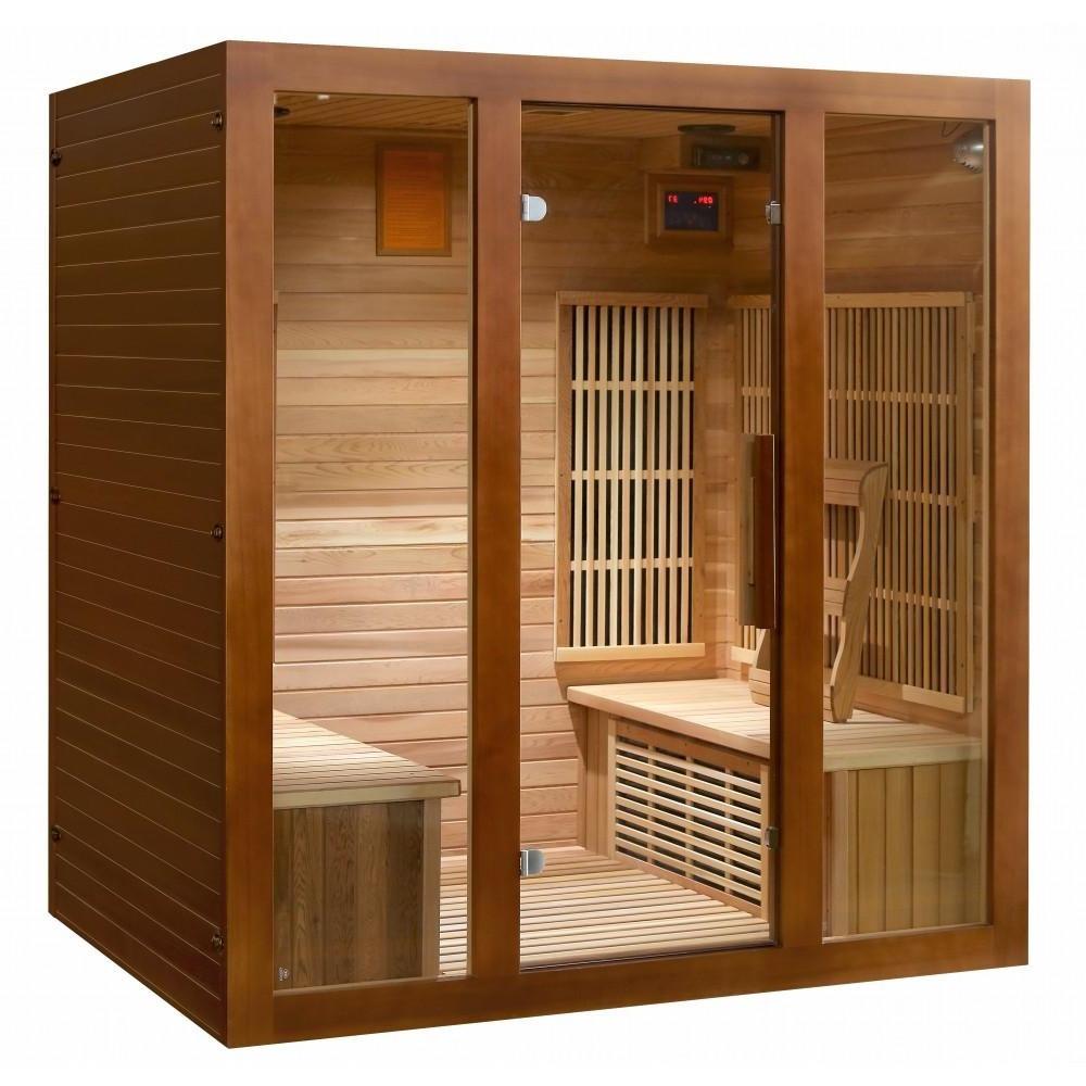 SunRay Roslyn 4 Person Infrared Sauna HL400KS - Purely Relaxation