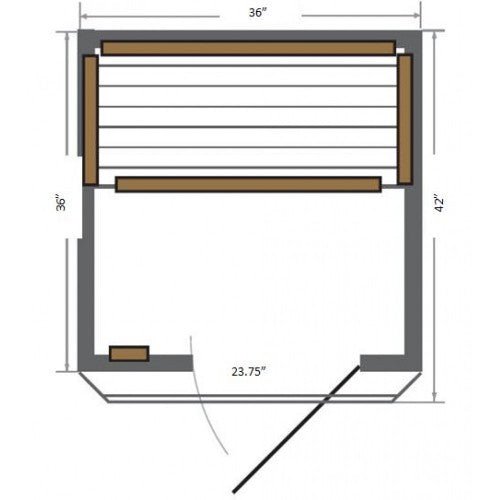 Sunray Sedona 1-2 Person Infrared Sauna - Purely Relaxation