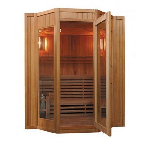 SunRay Tiburon Traditional 4 Person Sauna HL400SN - Purely Relaxation