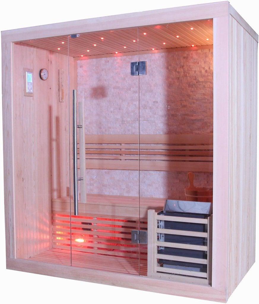 Sunray Westlake 3 Person 300LX Luxury Traditional Steam Sauna - Purely Relaxation