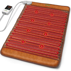 UTK Far Infrared Heating Pads for Back Pain Relief Heat Pad with Full Tourmaline Beads - Purely Relaxation