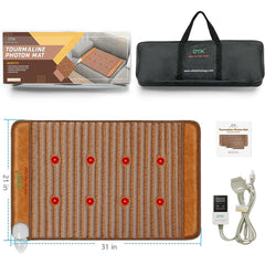 UTK Far Infrared Heating Pads for Back Pain Relief Heat Pad with Full Tourmaline Beads - Purely Relaxation