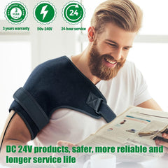 UTK Far Infrared Shoulder Heating Pads Electric Heated Shoulder Wrap - Purely Relaxation