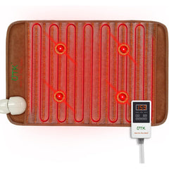 UTK Infrared Heating Pad for Pain Relief Far Infrared Heating Pad with Photon Full Tourmaline Beads Filler Mat - Purely Relaxation