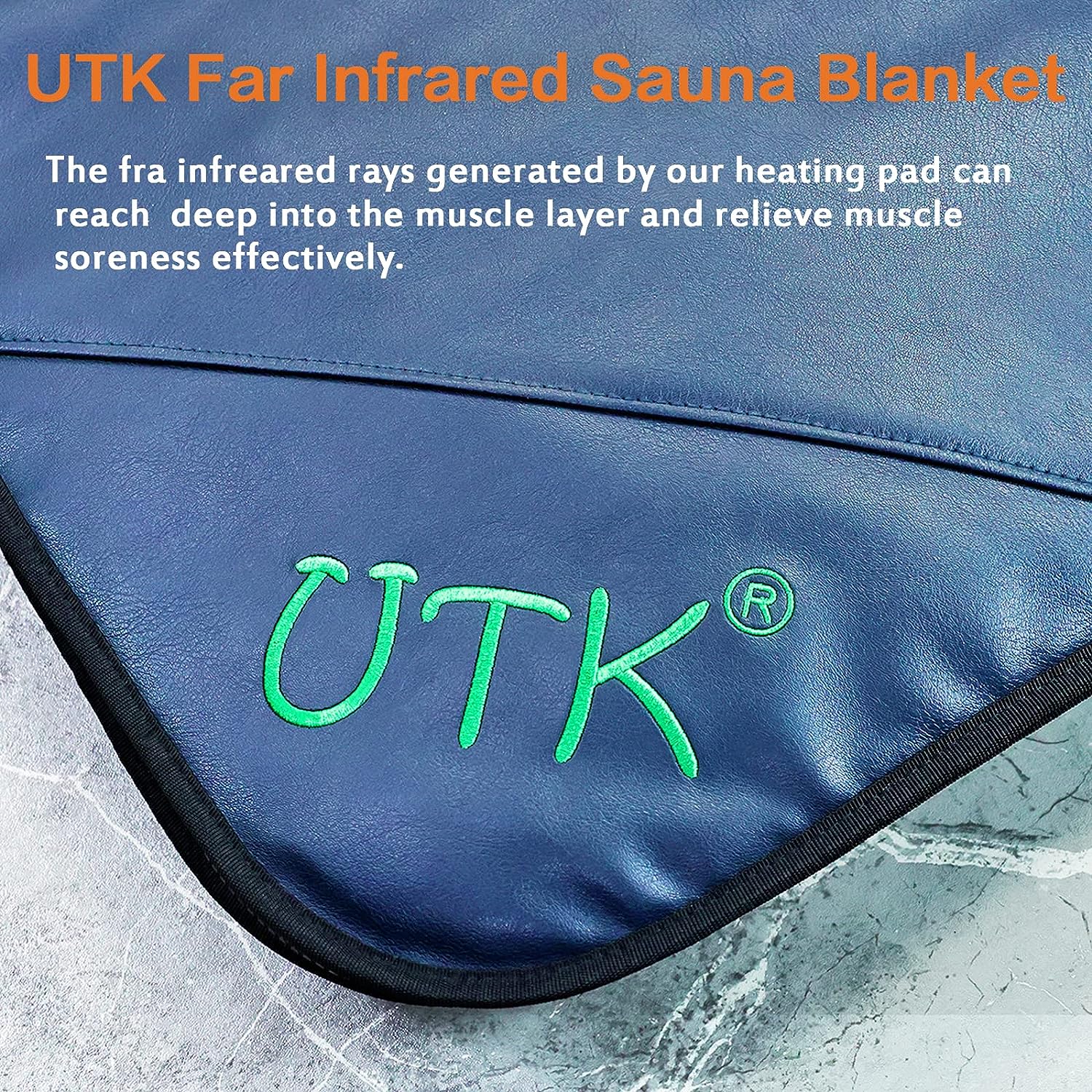 UTK Infrared Sauna Blanket Relax and Detoxify Natrural Jade Stones Bio-Photon - Purely Relaxation