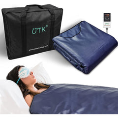 UTK Infrared Sauna Blanket Relax and Detoxify Natrural Jade Stones Bio-Photon - Purely Relaxation