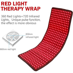UTK Red Light Therapy Devices Wearable Wrap Red Light and Near Infrared LED Light Belt - Purely Relaxation