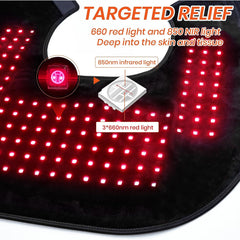 UTK Red Light Therapy for Neck and Shoulder Pain Relief 4 in 1 Upgraded LED Light - Purely Relaxation