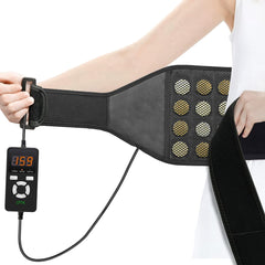 UTK Technology Heating Pad for Lower Back Pain Relief Far Infrared Heating Pad with Natural Gemstone Extra Large Heating Belt H21Y6 - Purely Relaxation