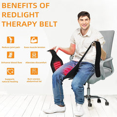 UTK Technology Red Light Therapy Belt for Body Pain Relief 4 in 1 Infrared Light Therapy Flexible Wearable Device M3GY1-01-A - Purely Relaxation