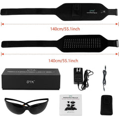 UTK Technology Red Light Therapy Belt for Body Pain Relief 4 in 1 Infrared Light Therapy Flexible Wearable Device M3GY1-01-B - Purely Relaxation